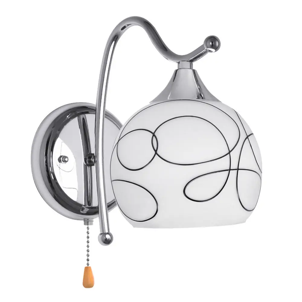 

Modern Led Crystal Wall Light Lamp Hallway Porch Bedroom Sconce Lighting Fixture,One Head With Switch