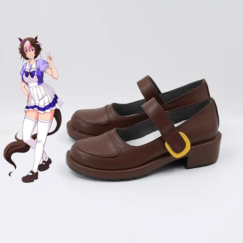 Фото Uma musume Pretty Derby Silence Suzuka Special Week Обувь для косплея Сапоги Игра Аниме Хэллоуин Костюм Реквизит На заказ №1