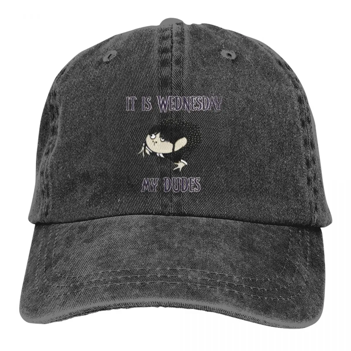 

Washed Men's Baseball Cap It Is Wednesday (Addams) My Dudes Trucker Snapback Caps Dad Hat Wednesday Golf Hats