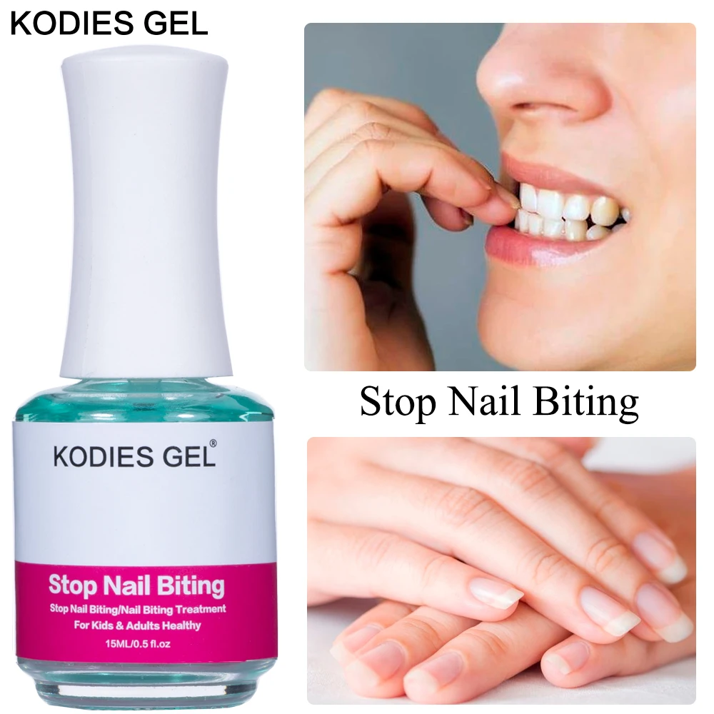 

KODIES GEL Stop Nail Biting Treatment 15ml Nail Polish Bitter Cuticle For Child Adult Non-Toxic Healthy Oil Stop Sucking Thumb
