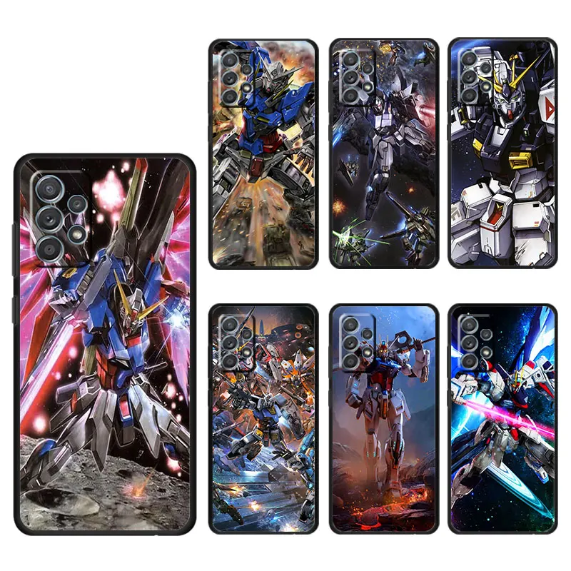 

Phone Case For Samsung Galaxy A12 A71 A52 A51 A32 A31 A22 A41 Cover A13 A72 A52s A03 Silicone Funda Anime Gundam