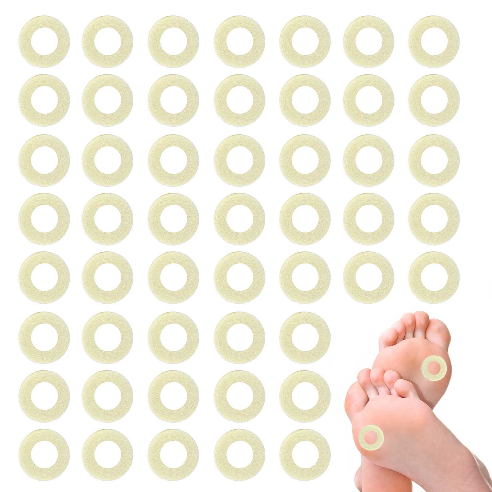 

Soft Felt Fabric Callus Cushion Callus Pads For Feet Relief Foot Care Tool Breathable Corns Cushions For Running Walking