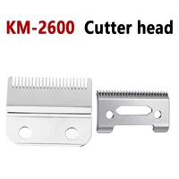 professional stagger tooth 2 hole clipper blade 2162 compatible with for km 2600 cordless hair cutting machine without oil