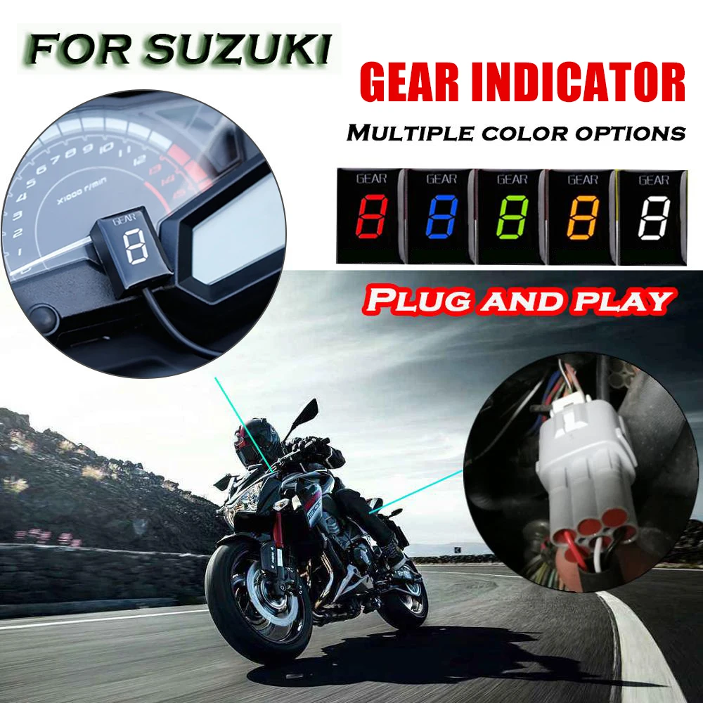 

For SUZUKI GSF 1250 Bandit DL 650 VStrom GSXR 600 GSX-R 750 GSX-R750 SV 1000 SV650 SV1000 Motorcycle Gear Indicator Gear Display