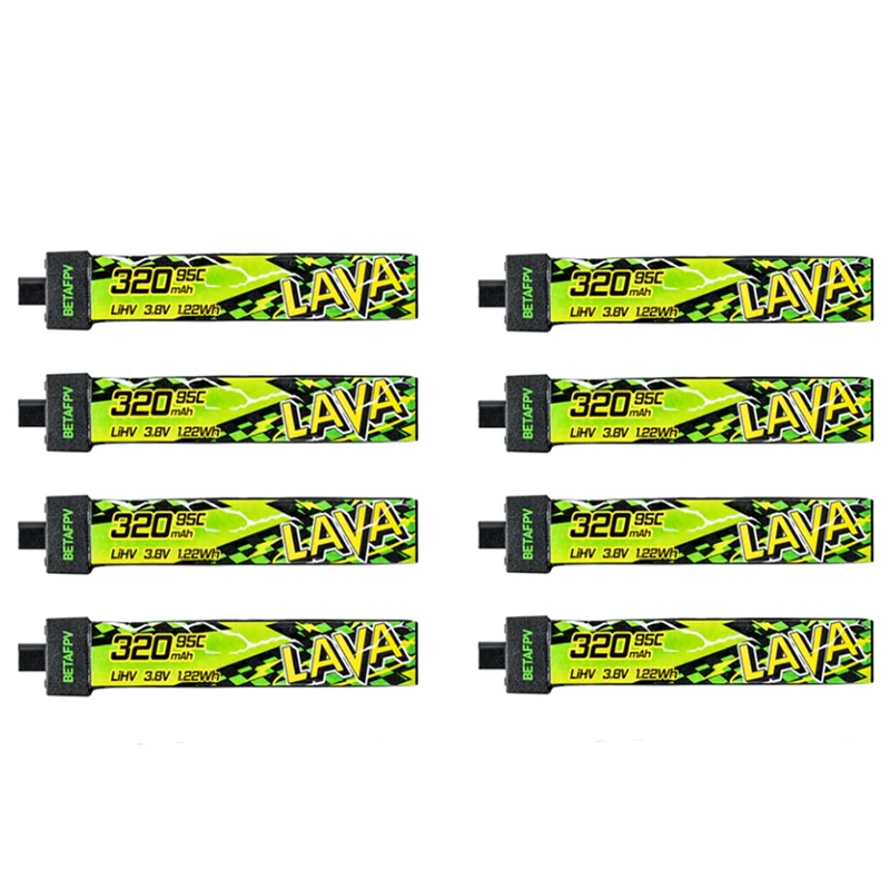 Фото Аккумулятор 1S 3.8V 320mAh 95C BETAFPV LAVA II с разъемом BT2.0, совместимый с квадрокоптерами Air65, Meteor65 Pro и Cetus FPV Tiny Whoop №5