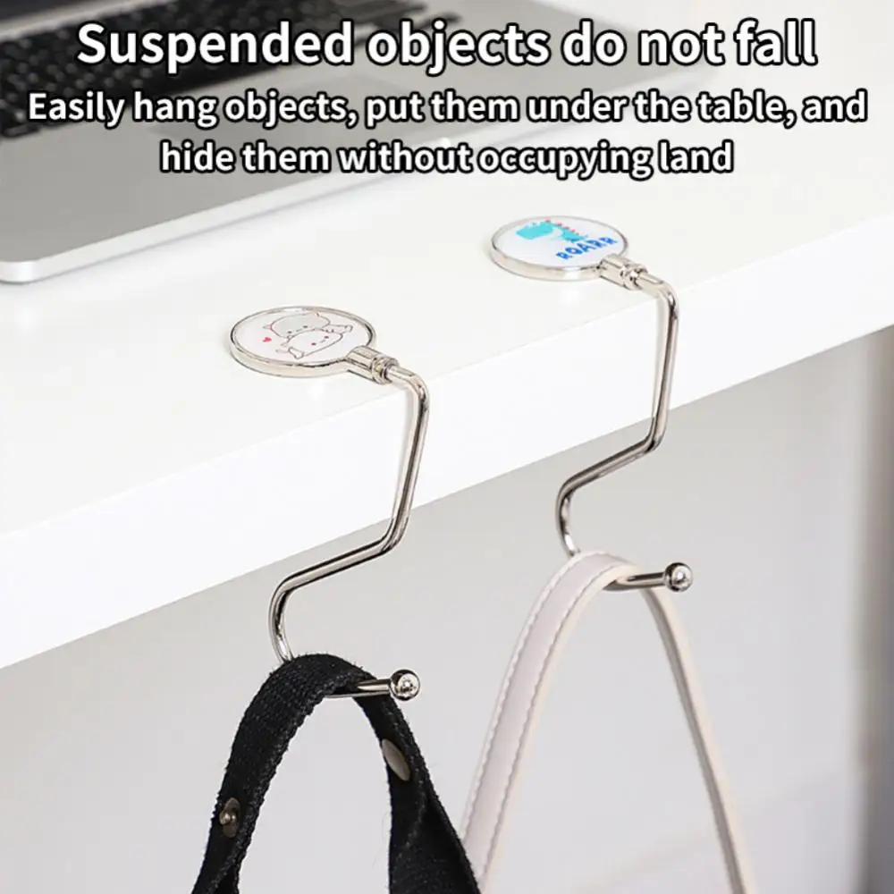 

For Handbag Umbrella Students Desk Hook Desk Side Office Organizer Storage Kitchen Cabinet Garbage Bag Hooks Anti-skid Recycling