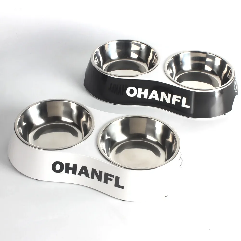 

Stainless Steel Dog Bowl Dog Bowl To Eat And Drink Dual-use Pet Bowl Cat Small And Medium-sized Dog Drop-resistant Food Bowl