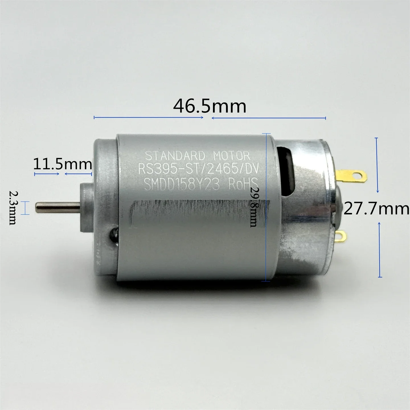 RS395-ST/2465 Двигатель постоянного тока 12 В-24 В 11500 об/мин Микро 28 мм Электродвигатель RS-395 с большим крутящим моментом для DIY ​ ​   Робот-подметальная машина для бытовой техники