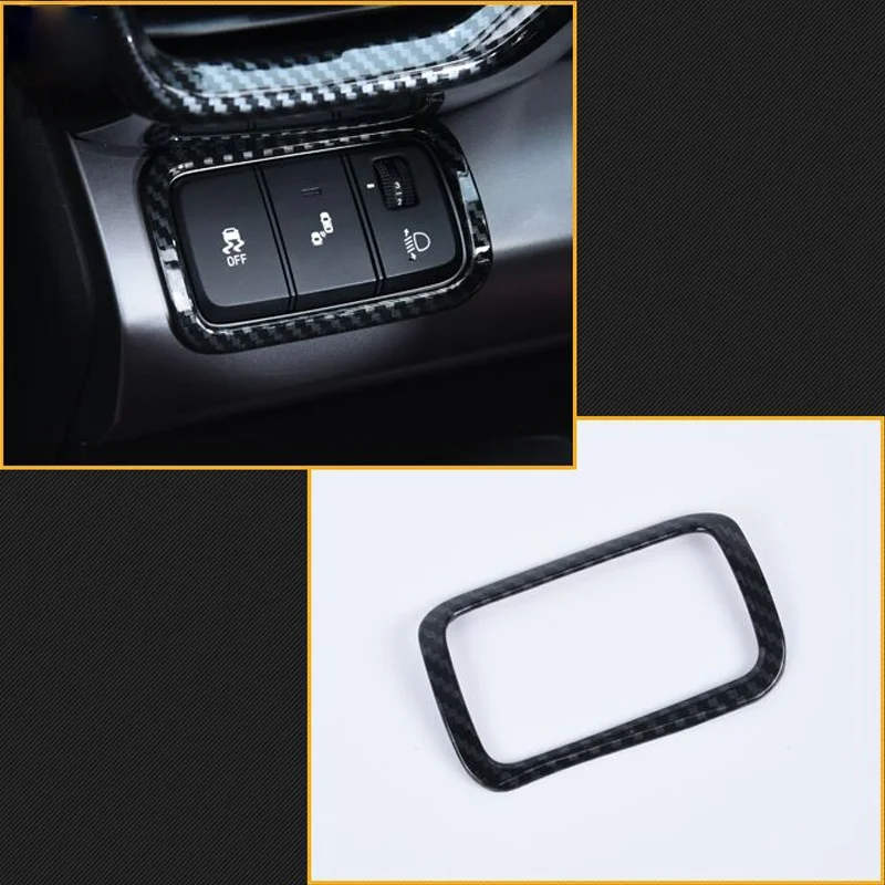 

Car Interior Headlight Adjustment Switch Frame Cover Trim For Hyundai Lafesta 2018 2019 Car Accessories Interior