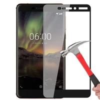 2pcs tempered glass for nokia 7 plus 1 2 3 5 6 2018 2 5d 9h film silk screen protector glass for nokia 2 1 3 1 5 1 6 1