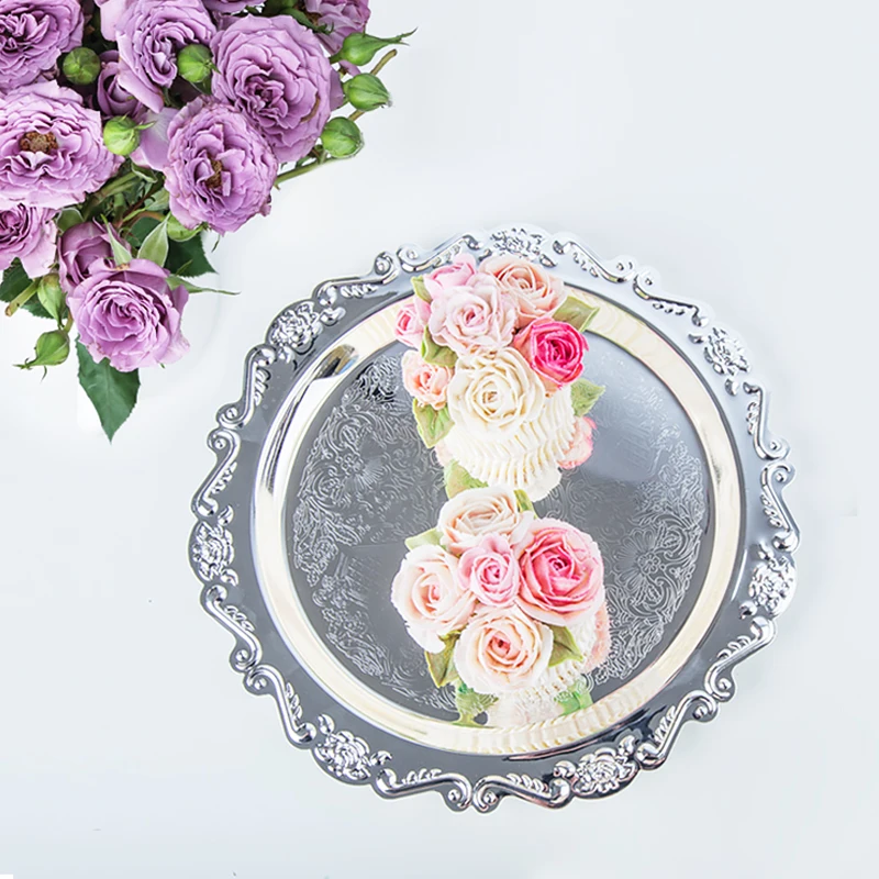 

Металлическая настольная тарелка для хранения в скандинавском стиле, поднос-органайзер для хранения роскошных украшений, тортов, фруктов, ...