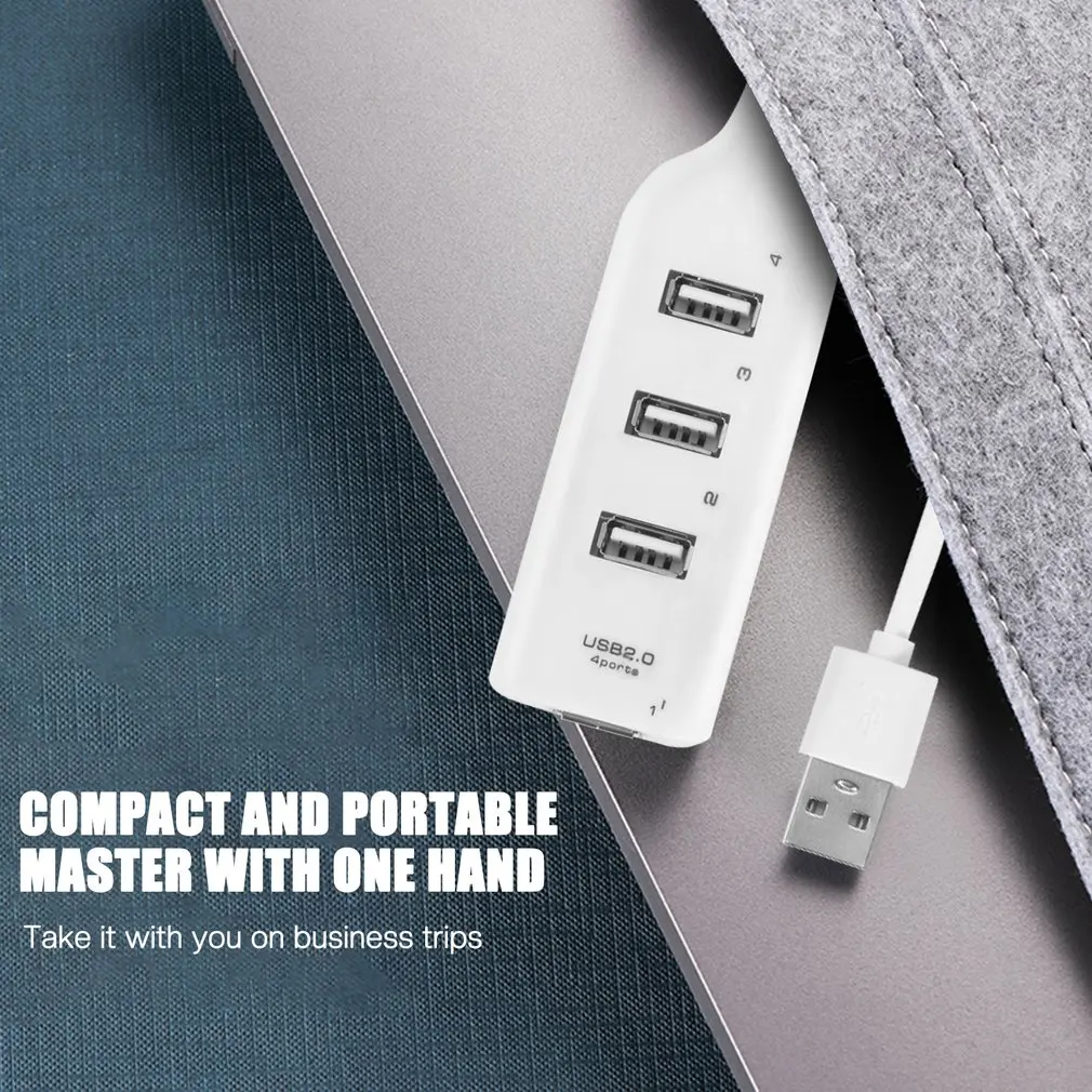 Высокоскоростной Универсальный USB-разветвитель с 4 портами USB 2 0 и кабелем |