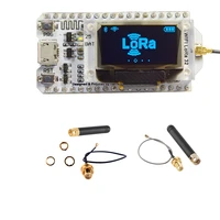 0 96 oled display esp32 wifi bluetooth compatible lora development board transceiver sx1276 868mhz 915mhz iot with antenna