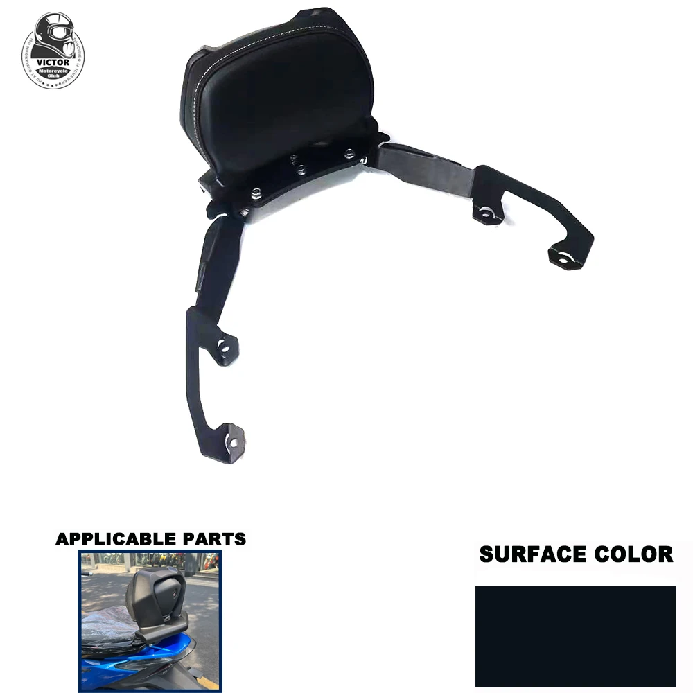 

Motorcycle Accessories Aluminum Alloy Black Rear Passenger Sissy Bar Backrest Cushion For HONDA FORZA 350 2021 2022