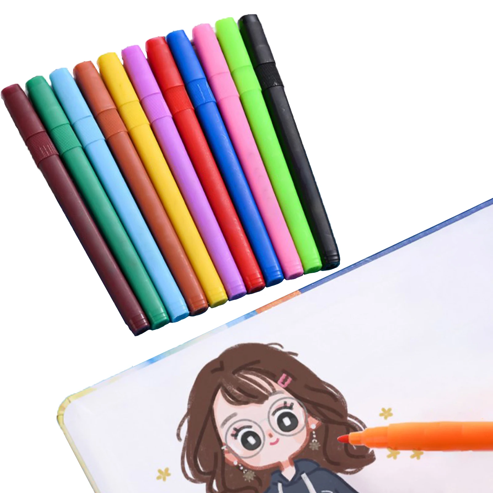 

12 шт. Волшебная плавающая чернильная ручка Волшебная водная ручка для рисования ручки для малышей чулки для мальчиков и девочек