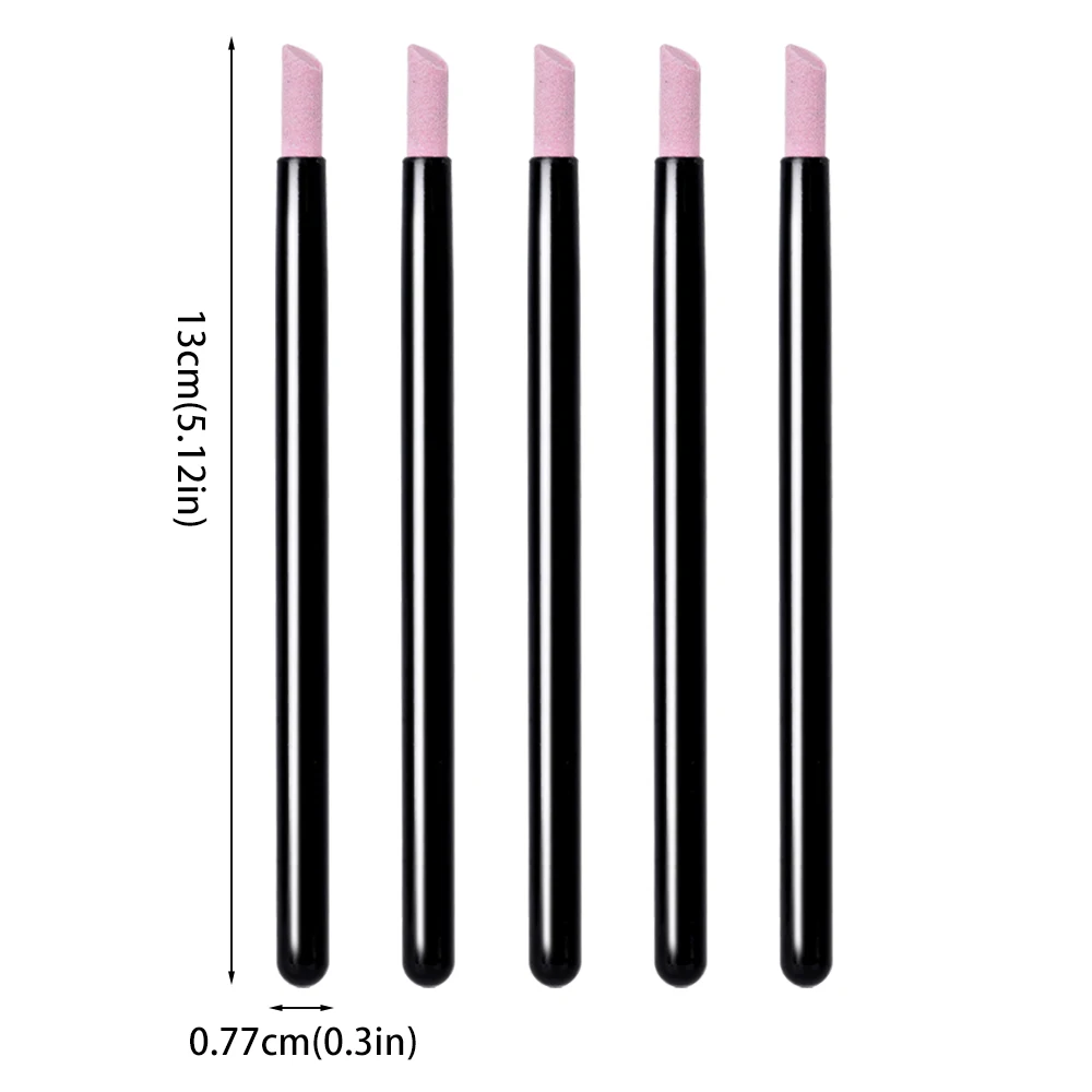 5 шт. профессиональная кварцевая шлифовальная ручка для дизайна ногтей средство