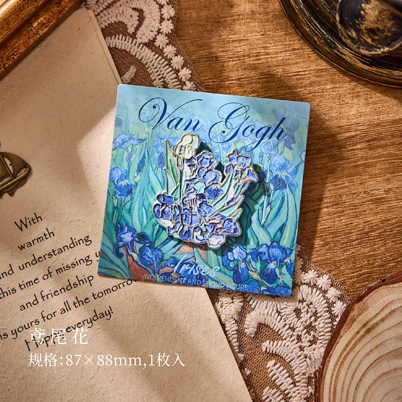 

Металлическая брошь Ван Гог