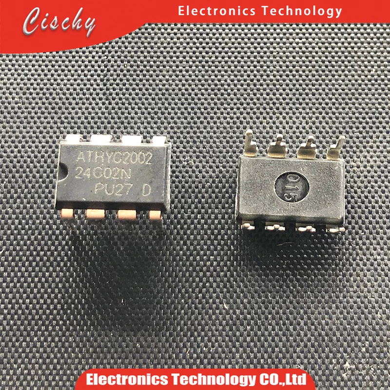 10 шт./лот AT24C02 24C02N 24C02 24C02AN 24C02BN DIP-8 в наличии