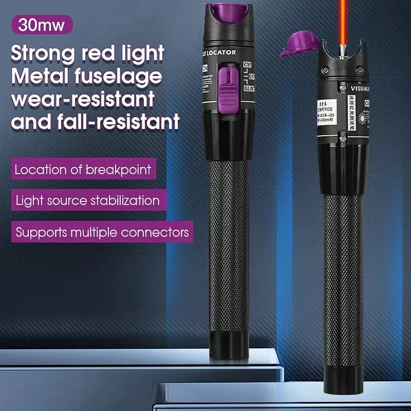 Визуальный локатор неисправности FTTH тестер волоконно-оптического кабеля Pen