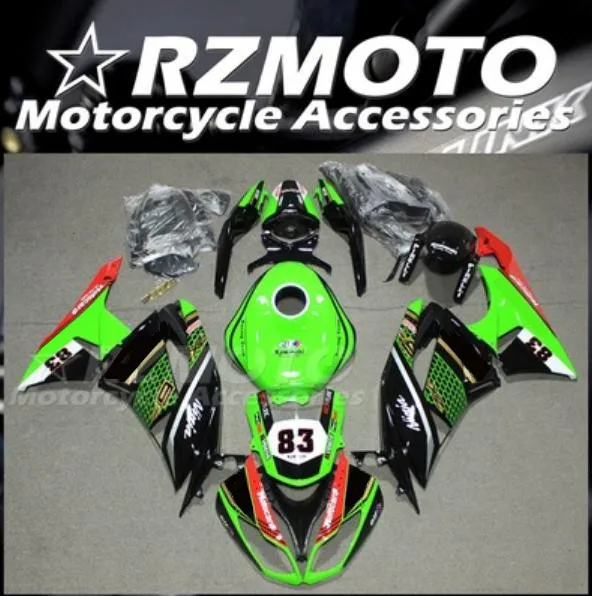 

Новый комплект обтекателей для мотоцикла ABS Подходит для Kawasaki Ninja ZX-6R ZX6R 636 599 2009 2010 2011 09 10 11 12 Кузов + Крышка Резервуара