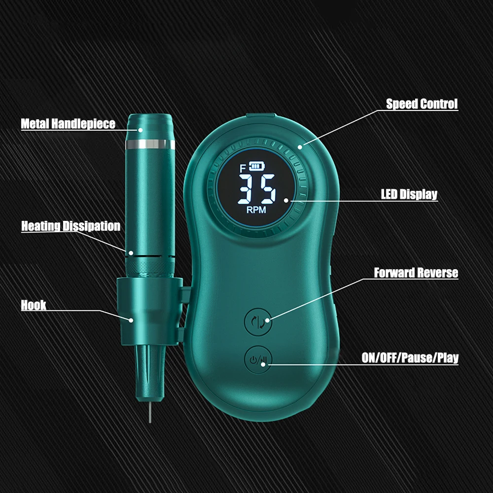 Машинка для аппаратного маникюра 35000 об./мин. |