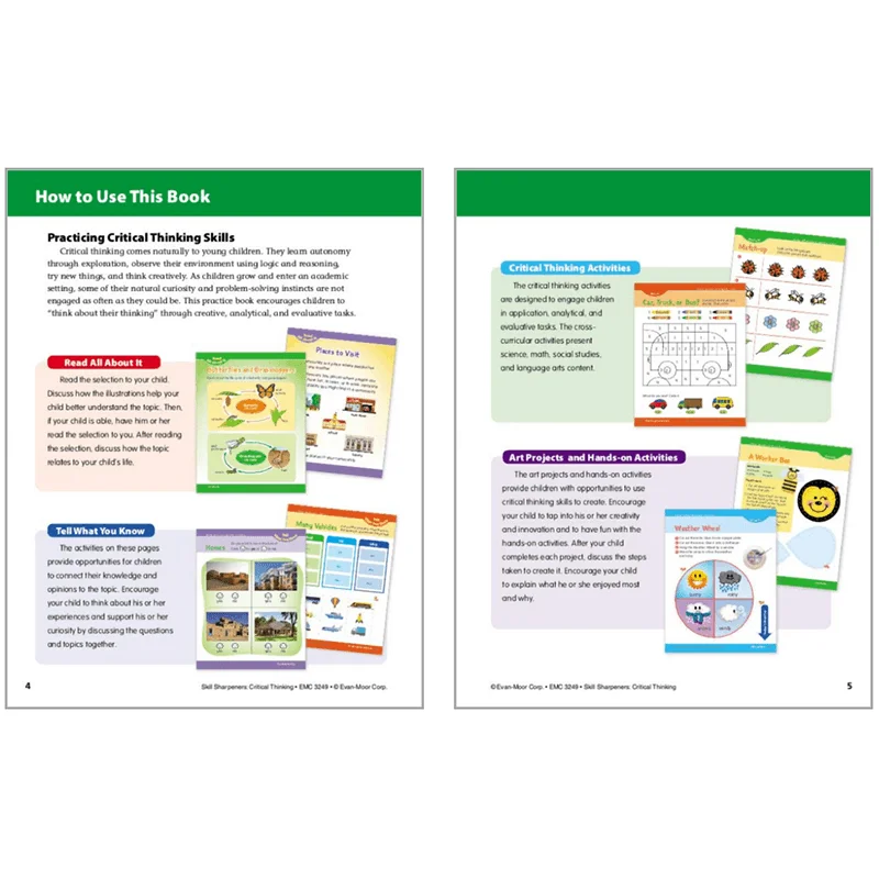 Оригинальные книжки оценки на английском языке Эван-Мор точилка для навыков