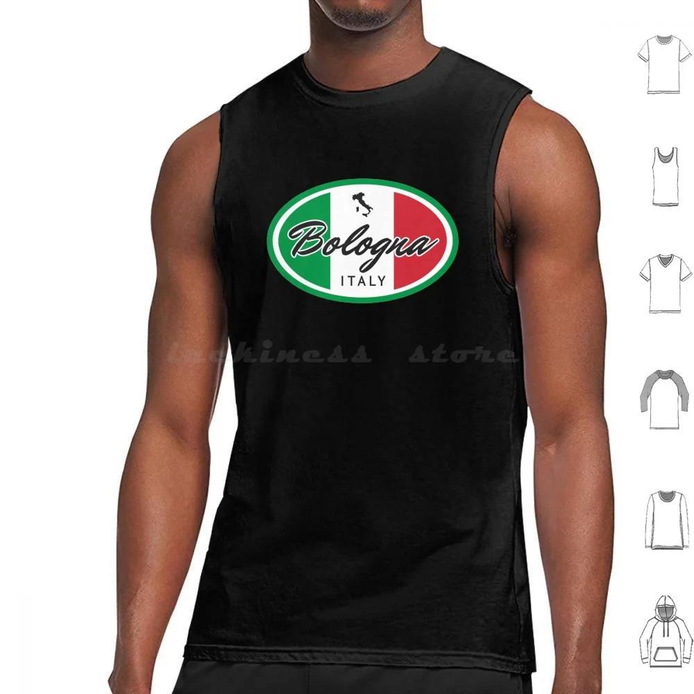 

Italy Oval Tank Tops Vest Sleeveless Italy Italian Italia State Flag City Cities Map Town Round Circular Circle Oval Retro