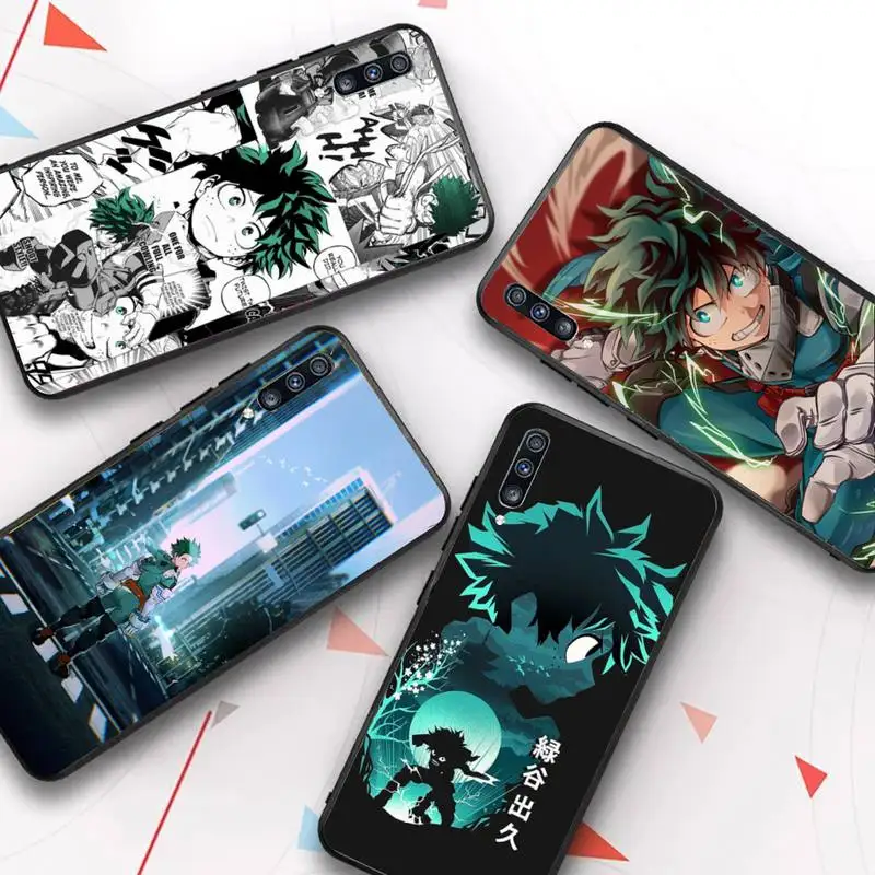 

Izuku Midoriya My Hero Academia Anime Phone Case for Samsung Galaxy A 51 30s a71 Soft Silicone Cover for A21s A70 10 A30