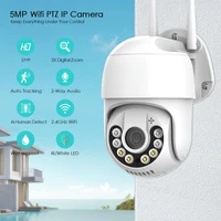 5mp hd h 265 cctv security camera 5x digital zoom ai human detect p2p auto tracking video surveillance wireless wifi ip cam