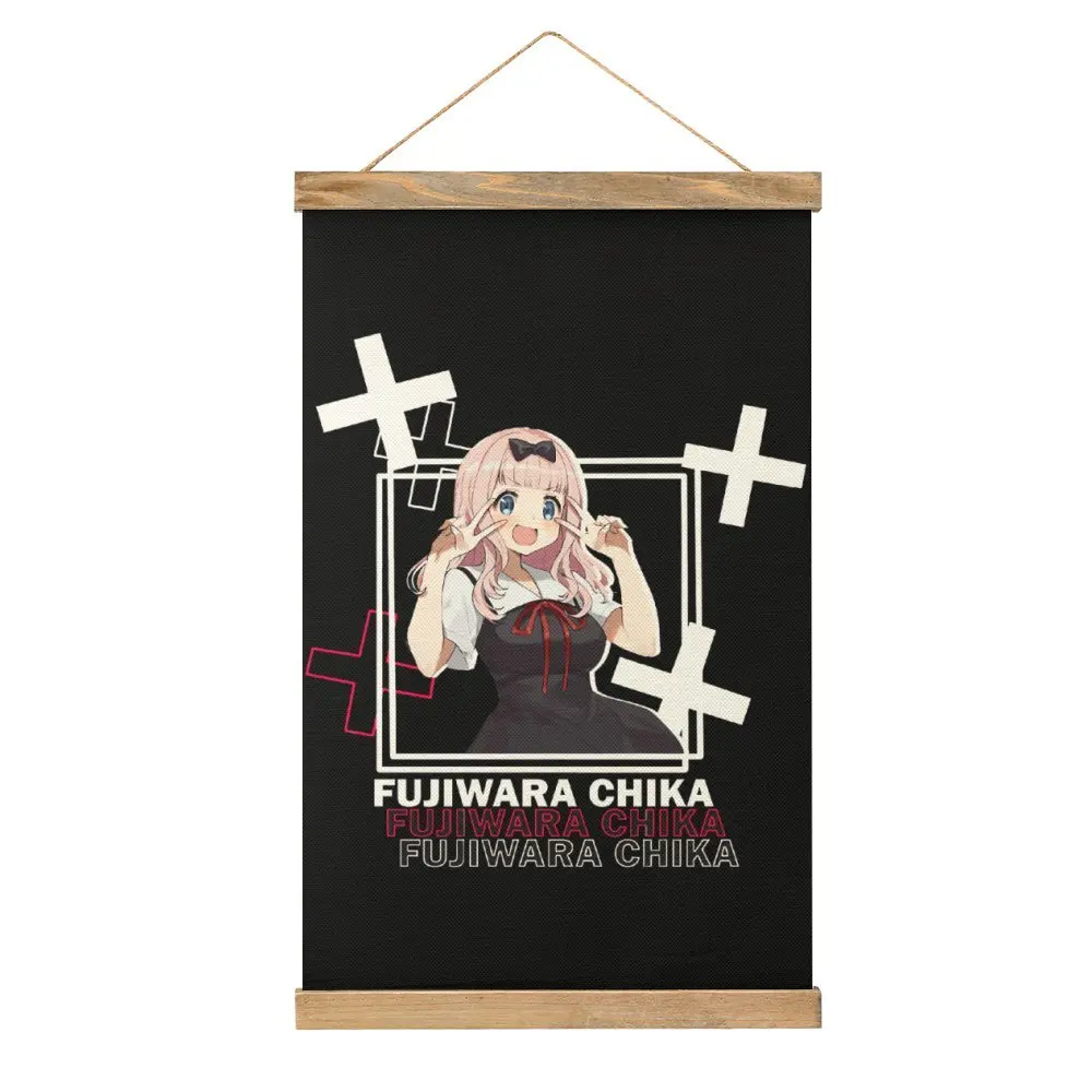 Чика Фудзивара Кагуя Сама Ва Кокорасаретай Холст Подвесная Картина Новинка