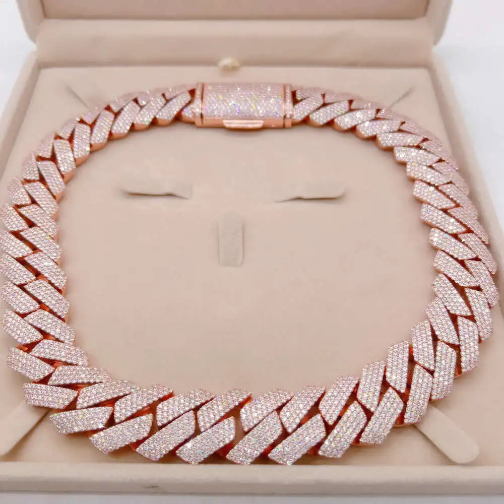 Уникальный дизайн украшение в стиле хип-хоп искусственное серебряное ожерелье