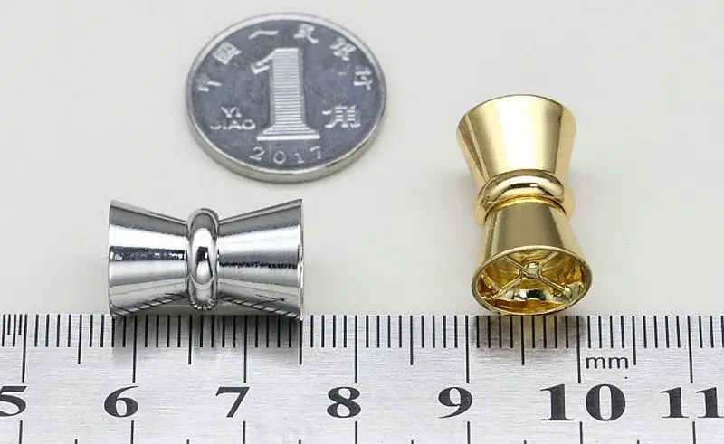 17mm X 11mm Magnet Horn Clasp Frosting White Golden Platinum Plated And Copper For Chain Necklace Bracelet DIY Unsmooth Surface