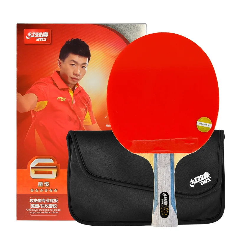 6002/6006 Super Good Quality 6 Star Fast Offensive Durable Professional Table Tennis Racket For Competition