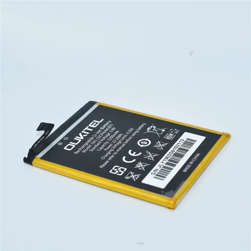 Новая дата производства для аккумулятора OUKITEL U25 pro 3200 мАч 5 дюйма MTK6750T Высокая