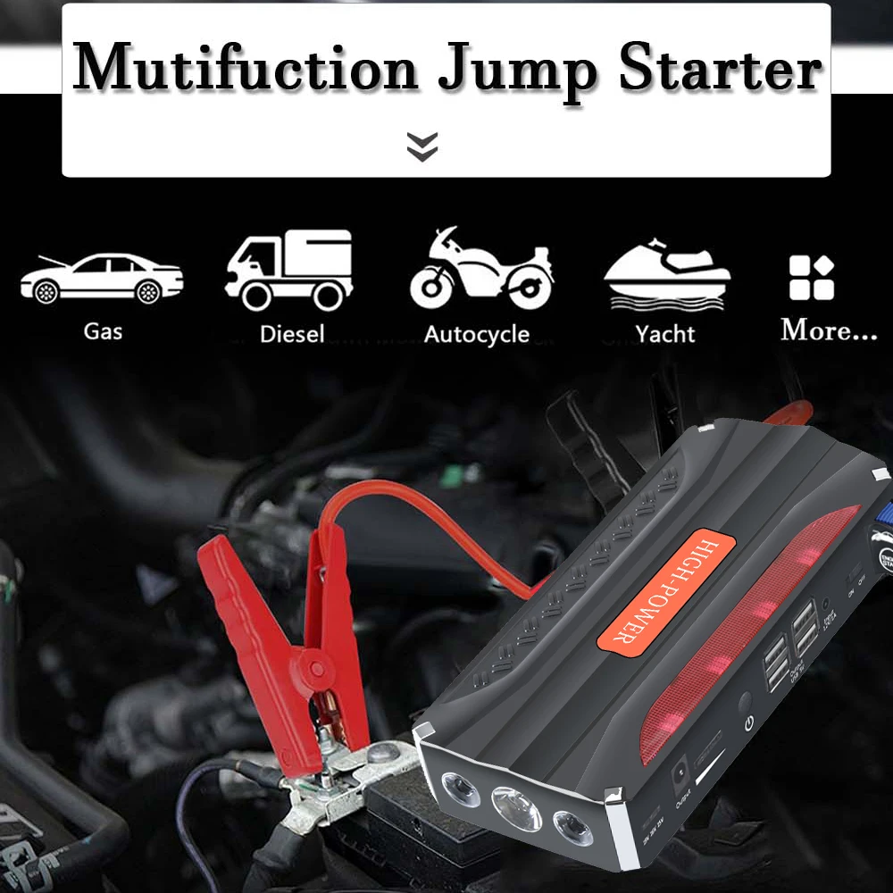 Многофункциональное аварийное автомобильное пусковое устройство GKFLY 12 в 600 А