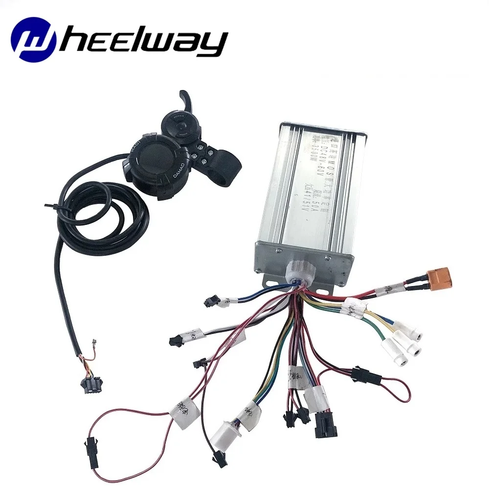 48V60V 3000W 3500W general purpose electric bicycle scooter off-road electric hub motor wheel controller LCD display kit