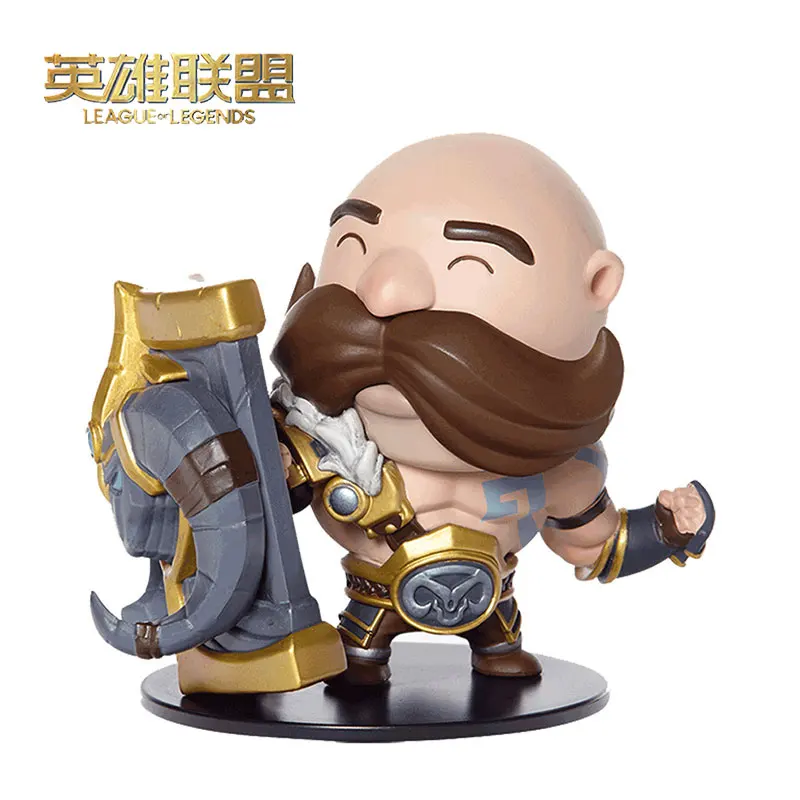 

Экшн-фигурки из «Лиги Легенд» Braum, Аниме игры, периферийные украшения ручной работы, фигурки, игрушки, подарок, коллекционные игрушки, милые ...