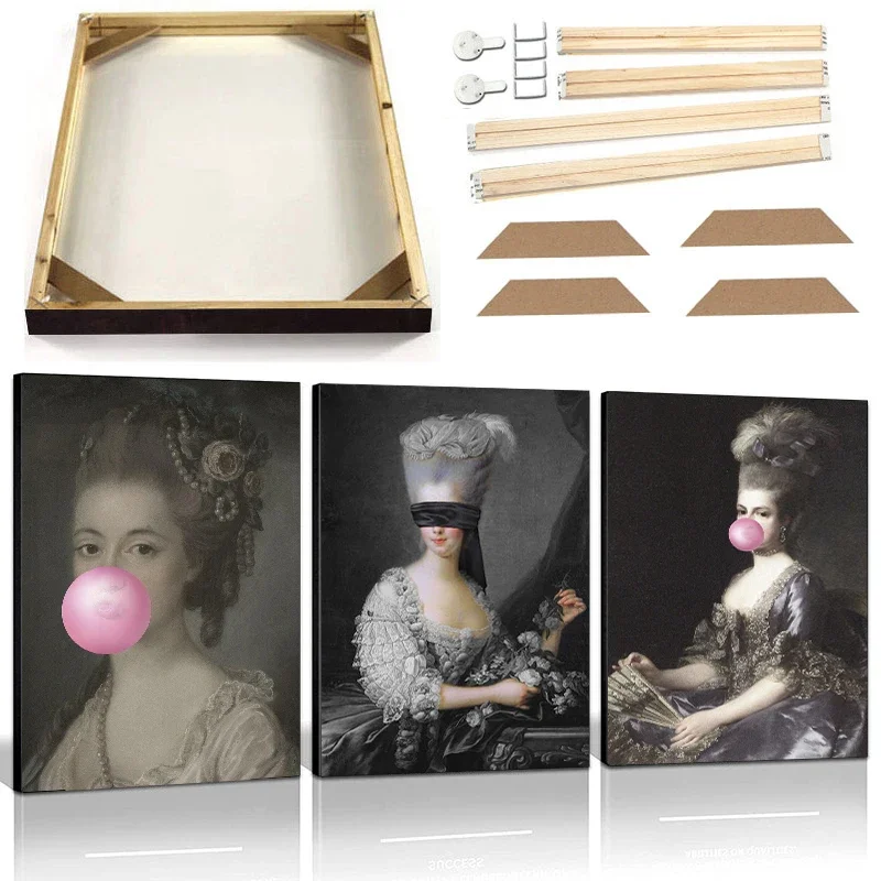 Настенное художественное полотно живопись жвачка для головы повязка на глаза