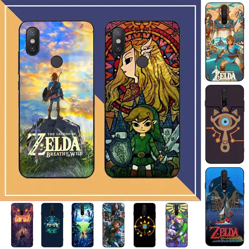 

MINISO Game L-Legends Of The Zelda Phone Case for Redmi Note 8 7 9 4 6 pro max T X 5A 3 10 lite pro