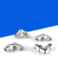 pneumatic fittings od 681012mm hose tube 18 14 38 12 male thread pneumatic fast twist fittings elbow quick connector