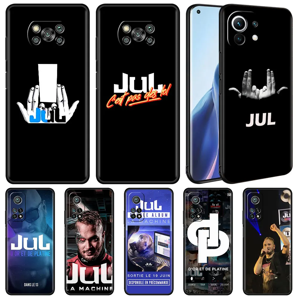 ShockProof Case For Xiaomi Mi 11 Lite 11T 10T Pro Black Phone Funda Poco X3 NFC M3 12 F1 Note 10 Coque JuL Cest Des Lol Rapper