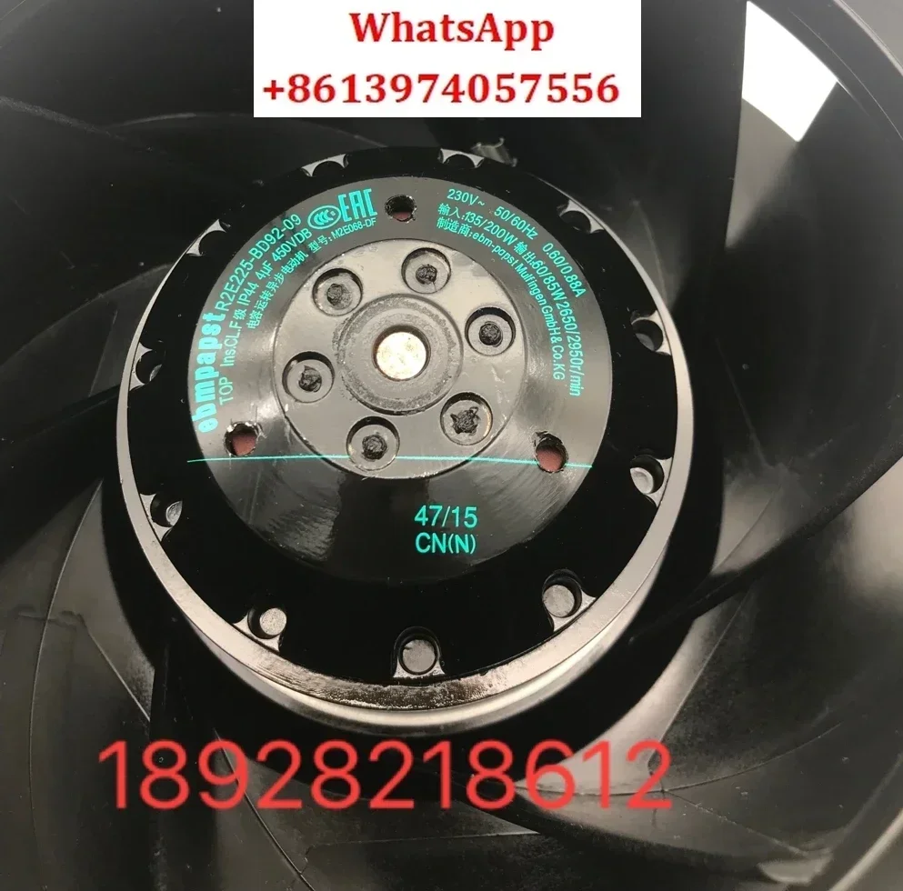 R2E225-BD92-09 AC230V M2E068-DF очистка немецкий вентилятор