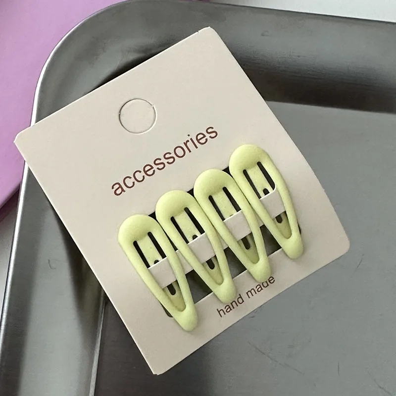 4pc/Set Candy Color Baby BB Clips Girls Hairpins Hair Clip Kids Headwear Cute Children Jewelry Accessorie