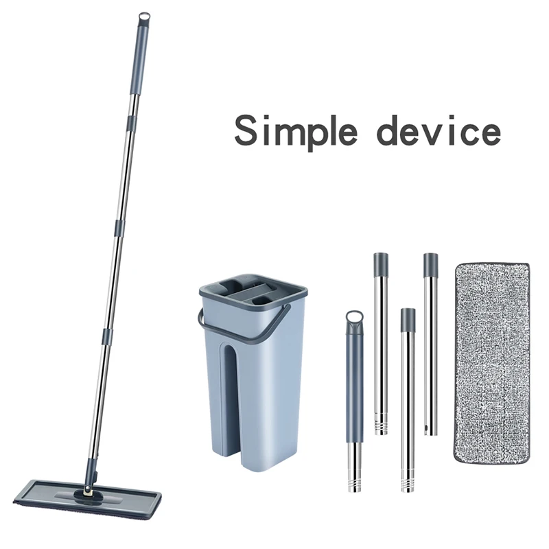 Швабра с ведром швабра отжимом для пола вращающаяся ленивых автоматическая