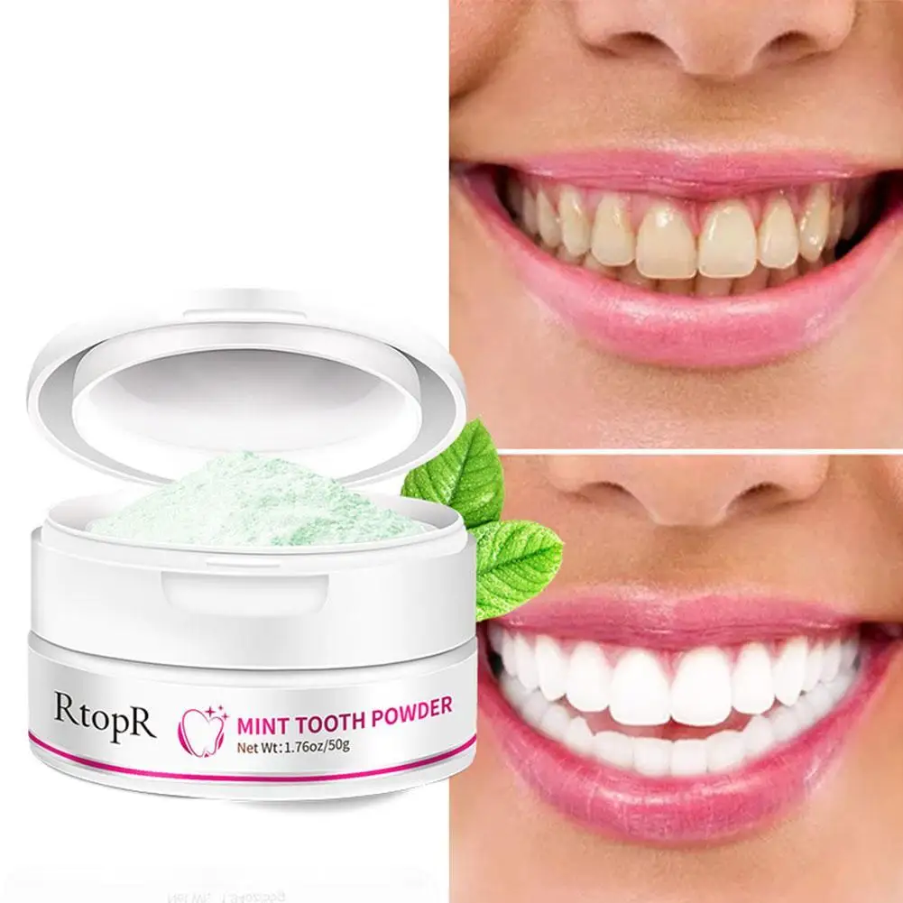 

Mint Teeth Whitening Powder Remove Coffee Tea Smoke Yellow Stains Fresh Breath Crystal Tooth Cleaning Powder Cleaning Toothpaste