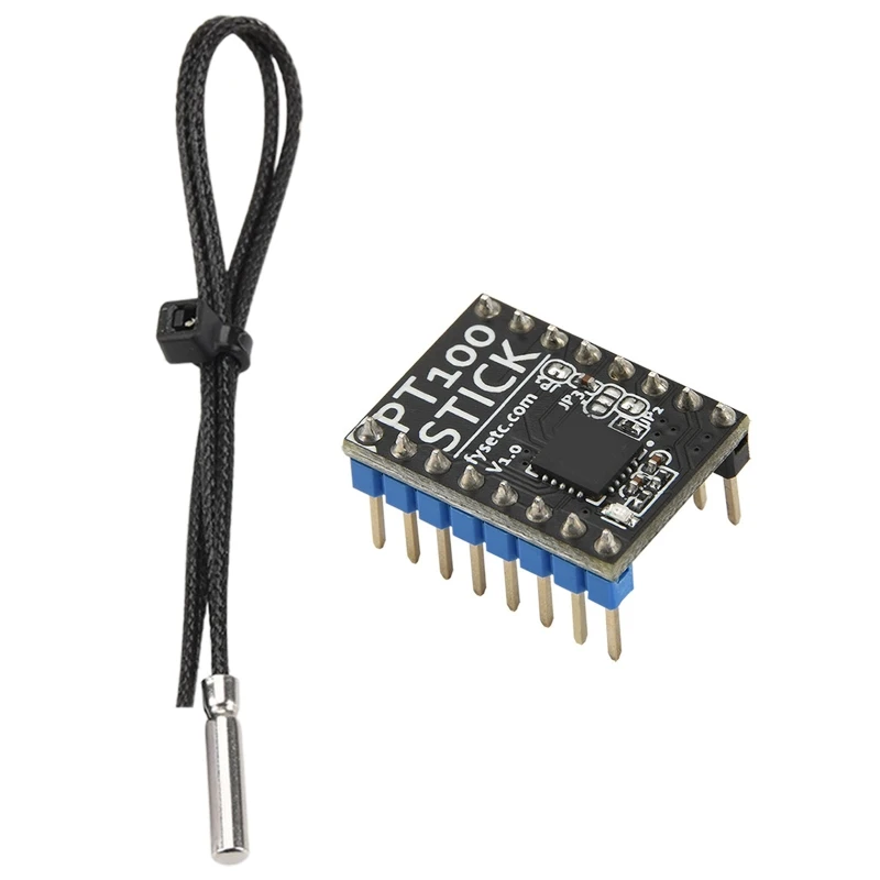 

PT100 Stick Temperature Header Module+Thermal Cable for FYSETC Controller Board 3D Printer Temperature Sensor Part Repl