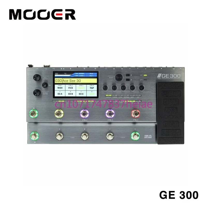 

MOOER GE300 Amp Modelling Processor Synth Pedal Guitar Multi Effects GE 300