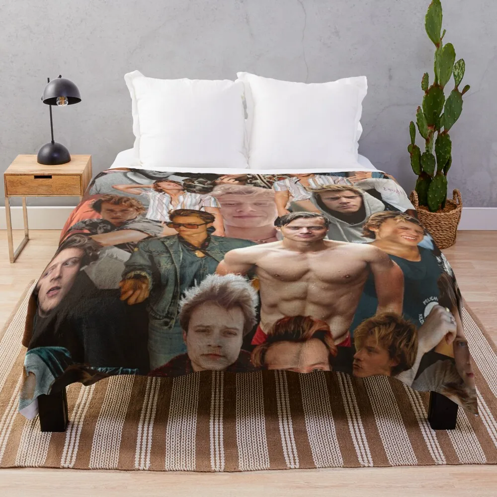 

rudy pankow photo collageThrow Blanket Blanket Stitch Blanket
