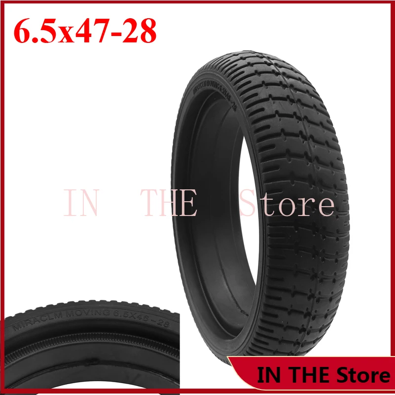 

6.5 Inch Solid Tire for Mini Electric Scooter Balancing Car 6.5x47 Explosion-Proof Tubeless Tyre Wheel Parts
