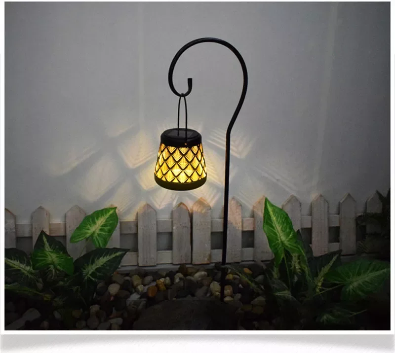 

Powered Watering Can Waterproof Sprinkles Fairy Light For Outdoor Garden Lawn Decor Wrought Iron Hollow Out Lamp